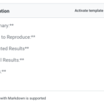 It Issue Report Template