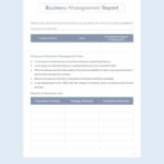 It Management Report Template