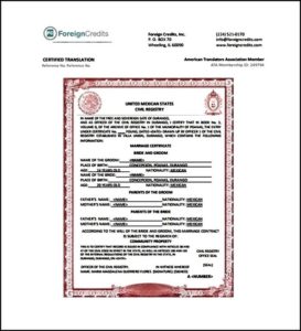 Marriage Certificate Translation Template PDF - TEMPLATES EXAMPLE ...