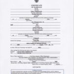 Marriage Certificate Translation Template