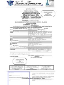 Marriage Certificate Translation Template (8) - TEMPLATES EXAMPLE ...