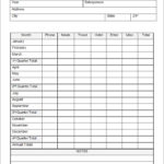 Microsoft Word Expense Report Template