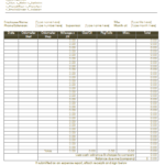 Microsoft Word Expense Report Template