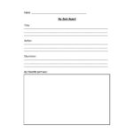 Mobile Book Report Template