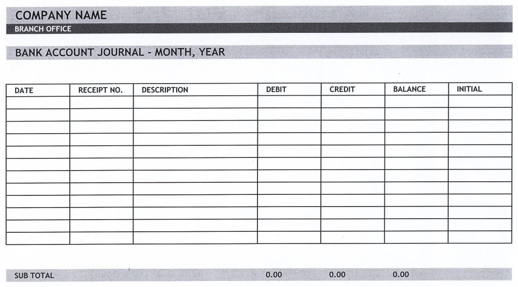 Monthly Expense Report Template Excel