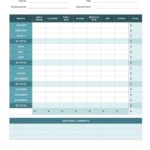 Monthly Expense Report Template Excel