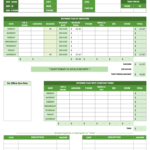 Monthly Expense Report Template Excel