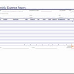 Monthly Expense Report Template Excel