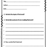 Nonfiction Book Report Template