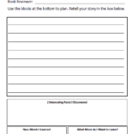 Nonfiction Book Report Template