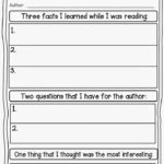 Nonfiction Book Report Template