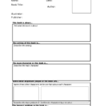 Nonfiction Book Report Template