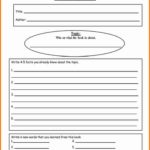 Nonfiction Book Report Template