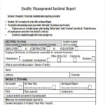 Ohs Incident Report Template Free