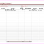 Petty Cash Expense Report Template