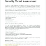 Physical Security Risk Assessment Report Template