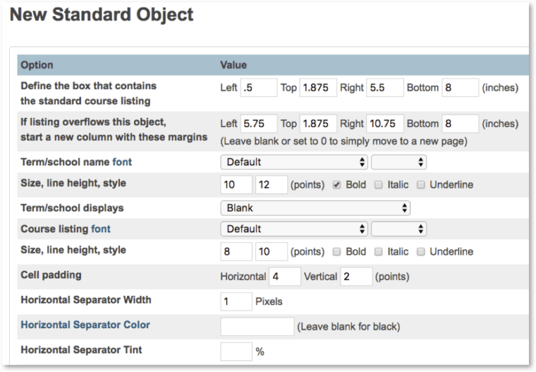 Powerschool Reports Templates