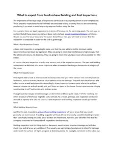 Image 3 for Pre Purchase Building Inspection Report Template