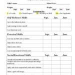 Preschool Progress Report Template