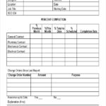 Progress Report Template For Construction Project