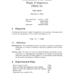 Project Report Latex Template