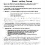 Report Writing Template Download