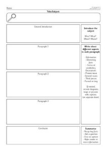 writing reports year 1