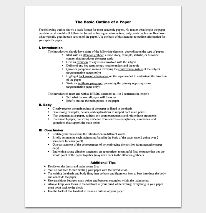 Research Report Sample Template