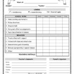 School Progress Report Template