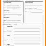 School Report Template Free