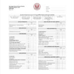 School Report Template Free