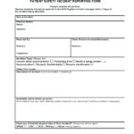 Serious Incident Report Template