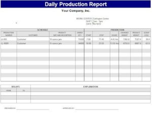 Shop Report Template (3) - TEMPLATES EXAMPLE | TEMPLATES EXAMPLE