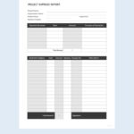 Simple Project Report Template