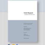 Site Visit Report Template Free Download