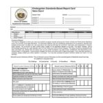 Soccer Report Card Template