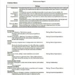 Staff Progress Report Template