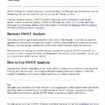 Strategic Analysis Report Template