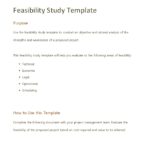 Technical Feasibility Report Template
