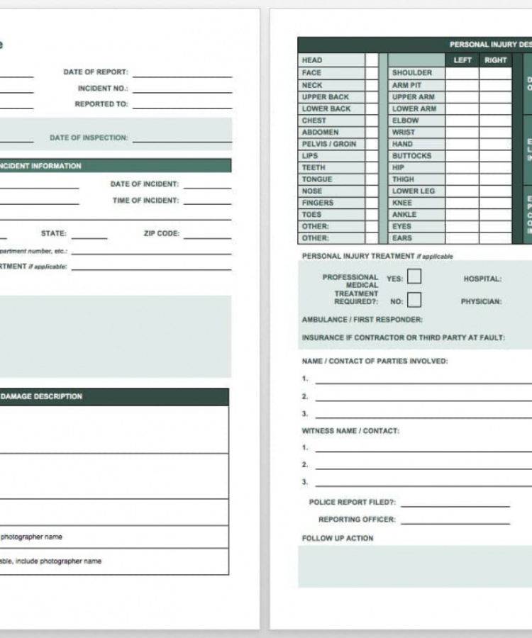 Technical Service Report Template