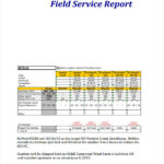 Technical Service Report Template