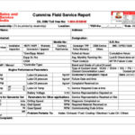 Technical Service Report Template