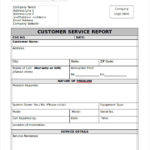 Technical Support Report Template