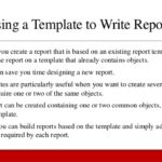 Template On How To Write A Report