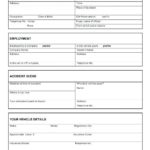 Vehicle Accident Report Template