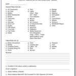 Vehicle Inspection Report Template