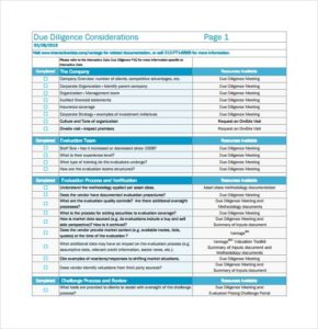 Image 6 for Vendor Due Diligence Report Template