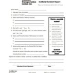 Volunteer Report Template