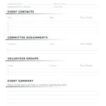 Volunteer Report Template