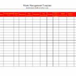 Waste Management Report Template